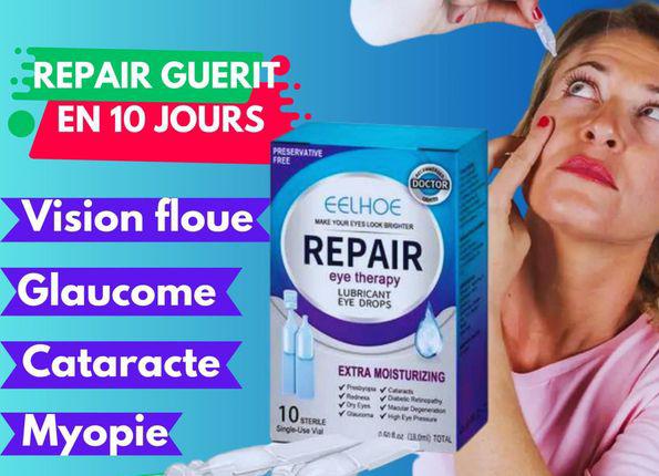 BOITE DE GOUTTES DE REPARATION OCCULAIRES POUR TRAITEMENT COMPLET : REPAIR CLEAR VISION